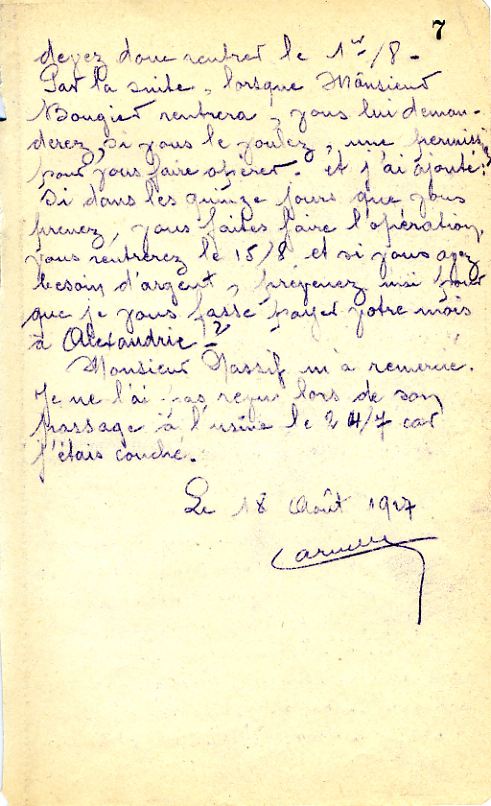 1927-08-18 M. René Laruelle à M. Chabert 2