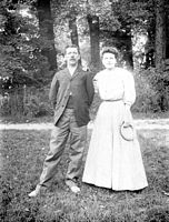 1908, Jean-baptiste et Maria Van den Eynde