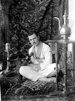 1930, René Laruelle au Caire en Egypte