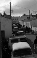 Années 1970, en arrivant à Port Joinville depuis Saint Sauveur, Jour de fête