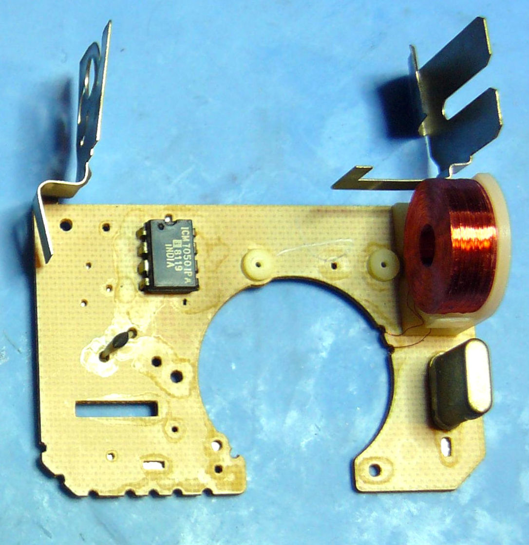 Bayard calibre quartz, électronique côté composants