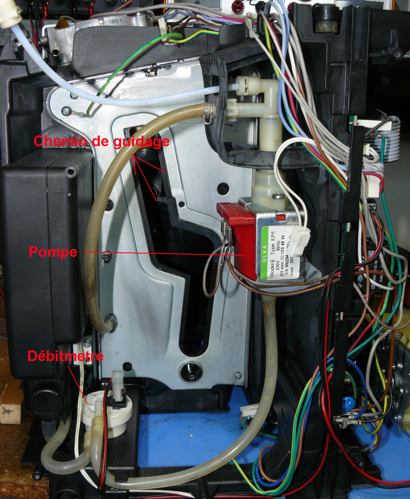 delonghi, arrière sans système de guidage