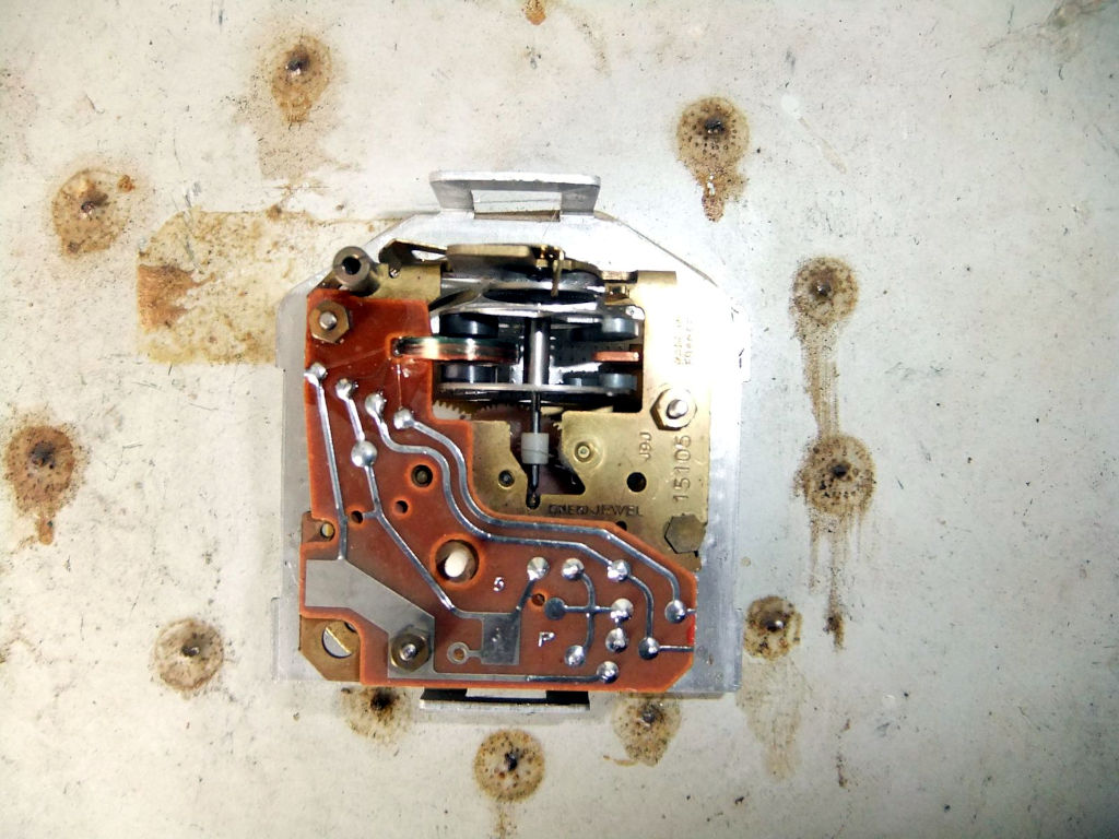 Japy calibre J6J, sur le cadran