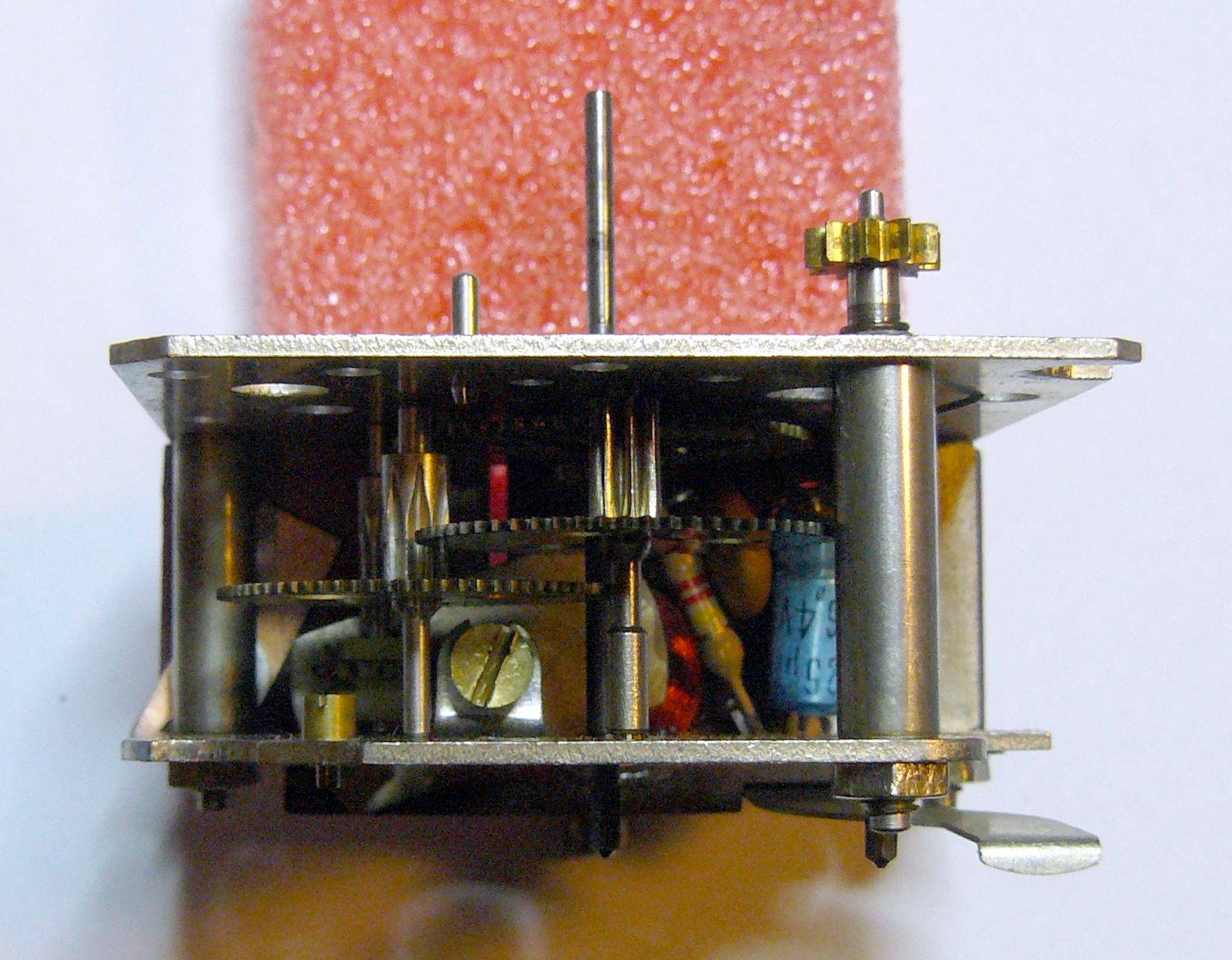 Jaz Jazistor drilic, mecanisme mouvement, dessous