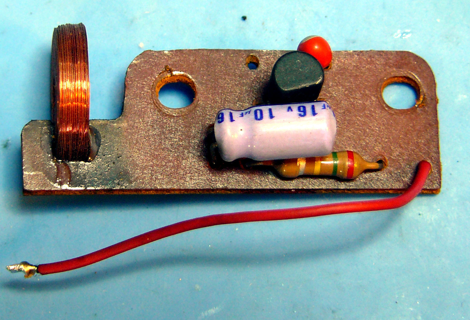Jaz calibre SH, électronique côté composants