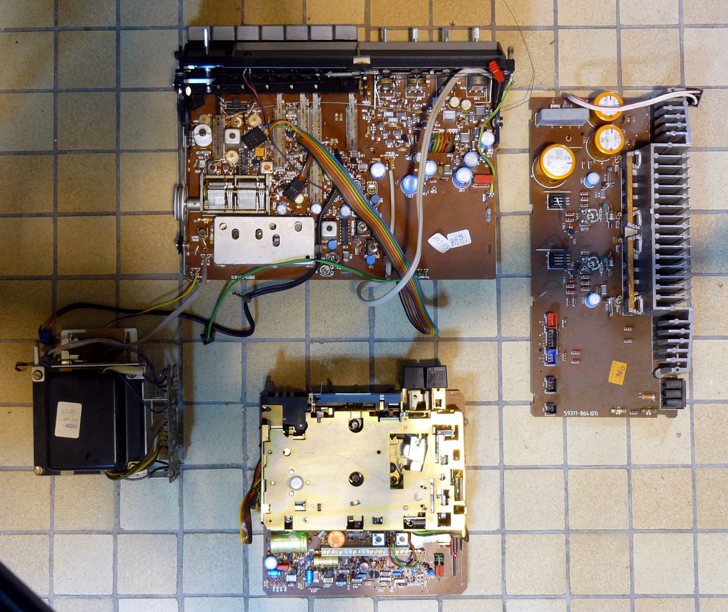 Grundig studio RPC50 sous-ensembles