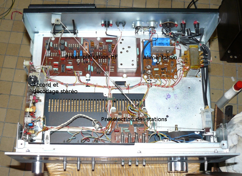 PATHE-MARCONI TUNER T3411V, intérieur