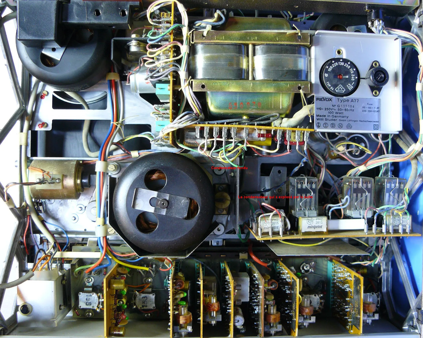 Revox A77, intérieur