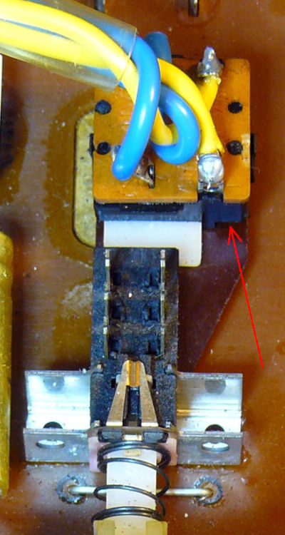 SABA Stereo Compact 963, interrupteur marche-arrêt