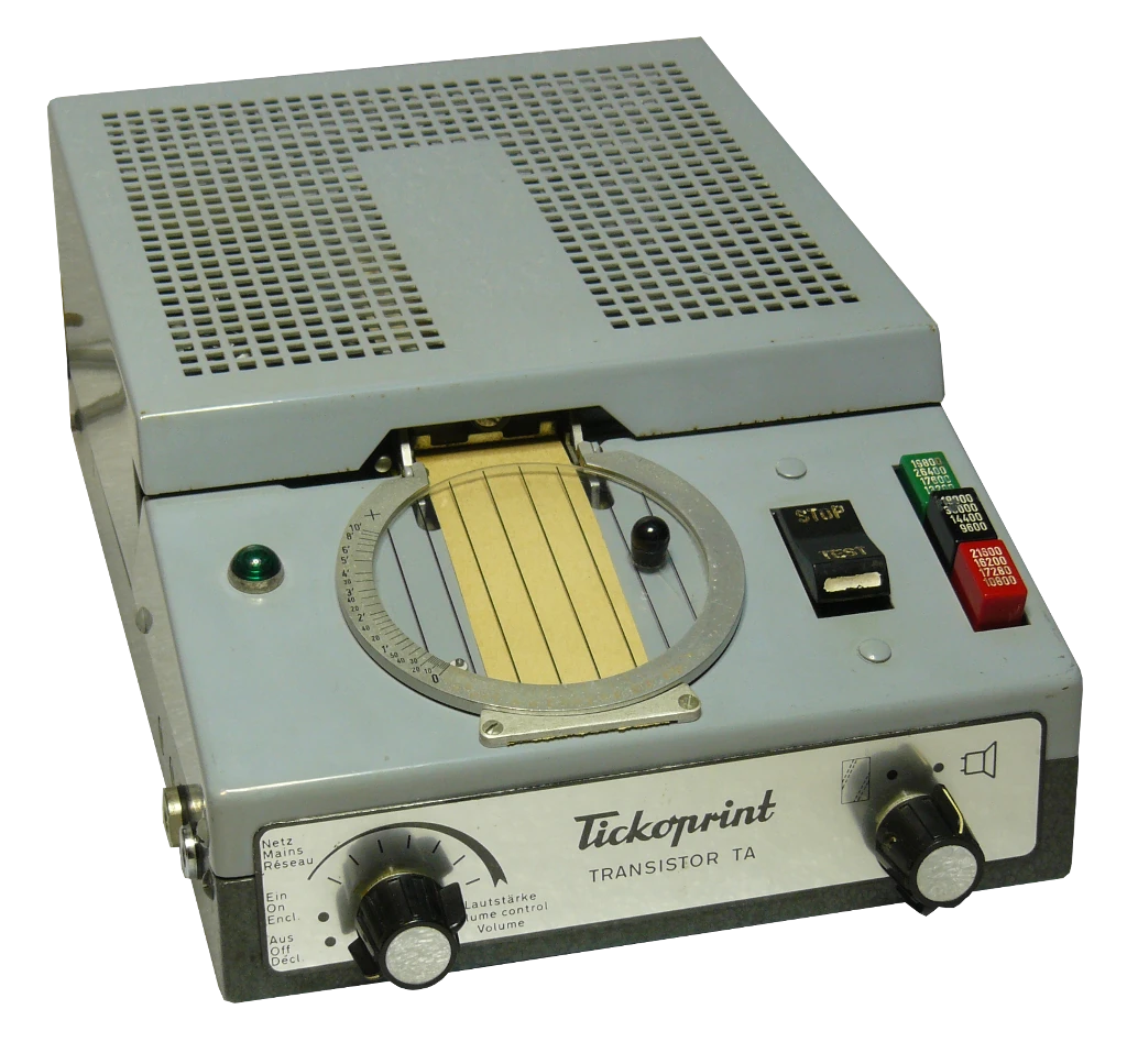 Tickoprint TA Transistor, avant