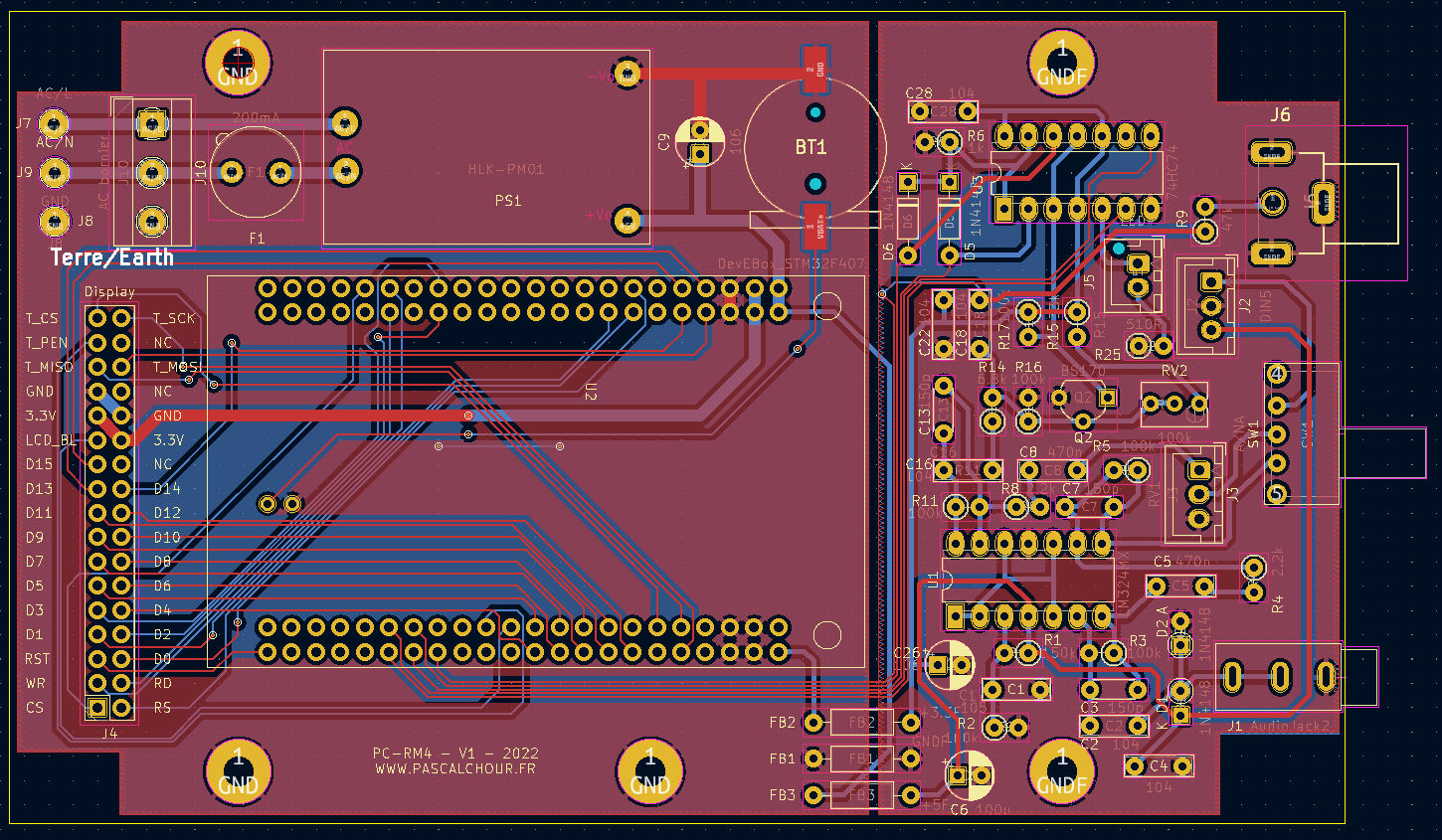 circuit imprimé PC-RM4