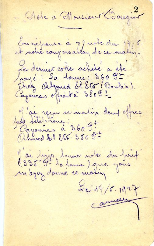 1927-05-17 M. René Laruelle à M. Bougier