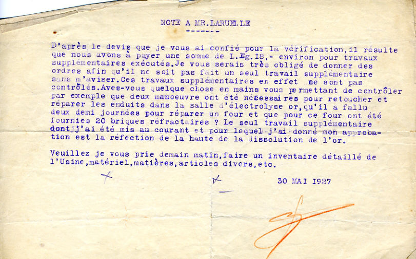 1927-05-30 M. Bougier à René Laruelle