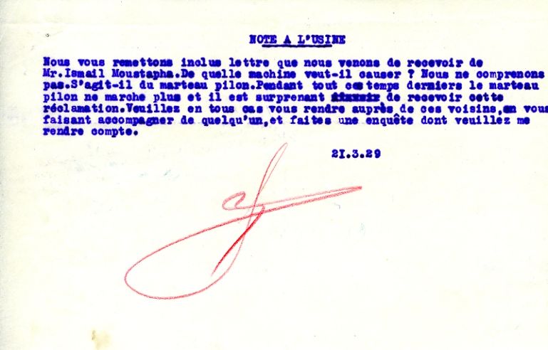 1929-03-21 M. Bougier à René Laruelle