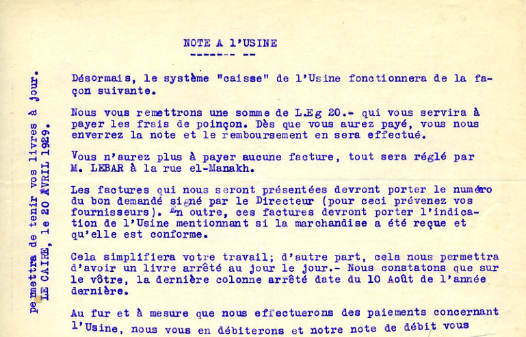 1929-04-20 M. Bougier à René Laruelle