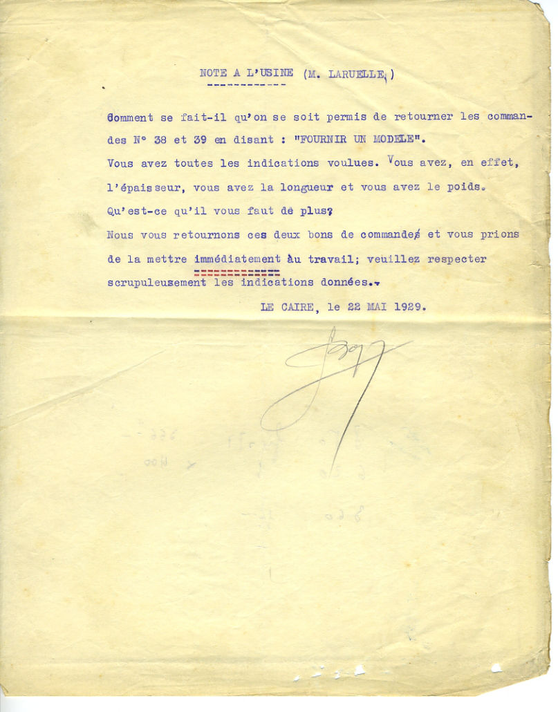 1929-05-22 M. Bougier à René Laruelle