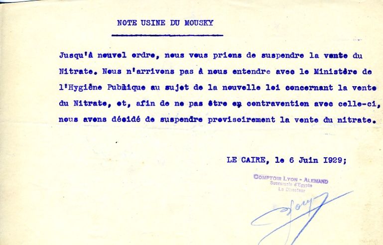 1929-06-06 M. Bougier à René Laruelle