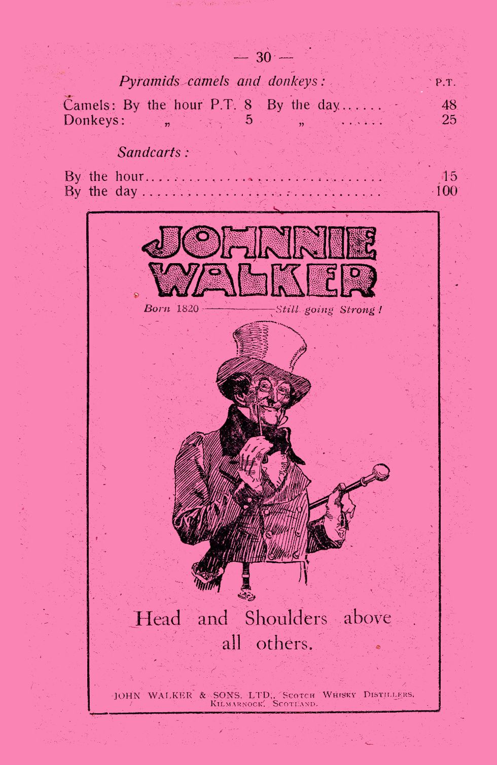 Johnnie Walker advertisement