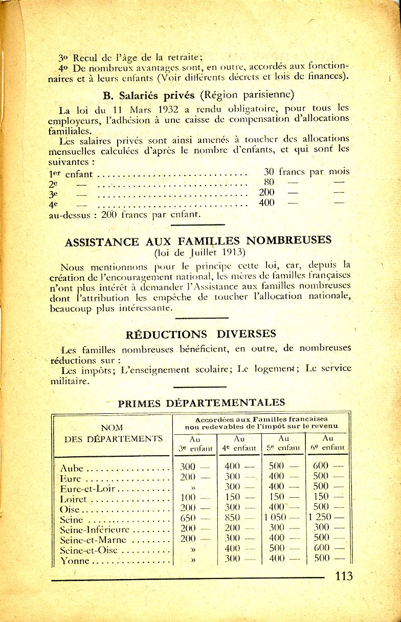 natalité française, page 113