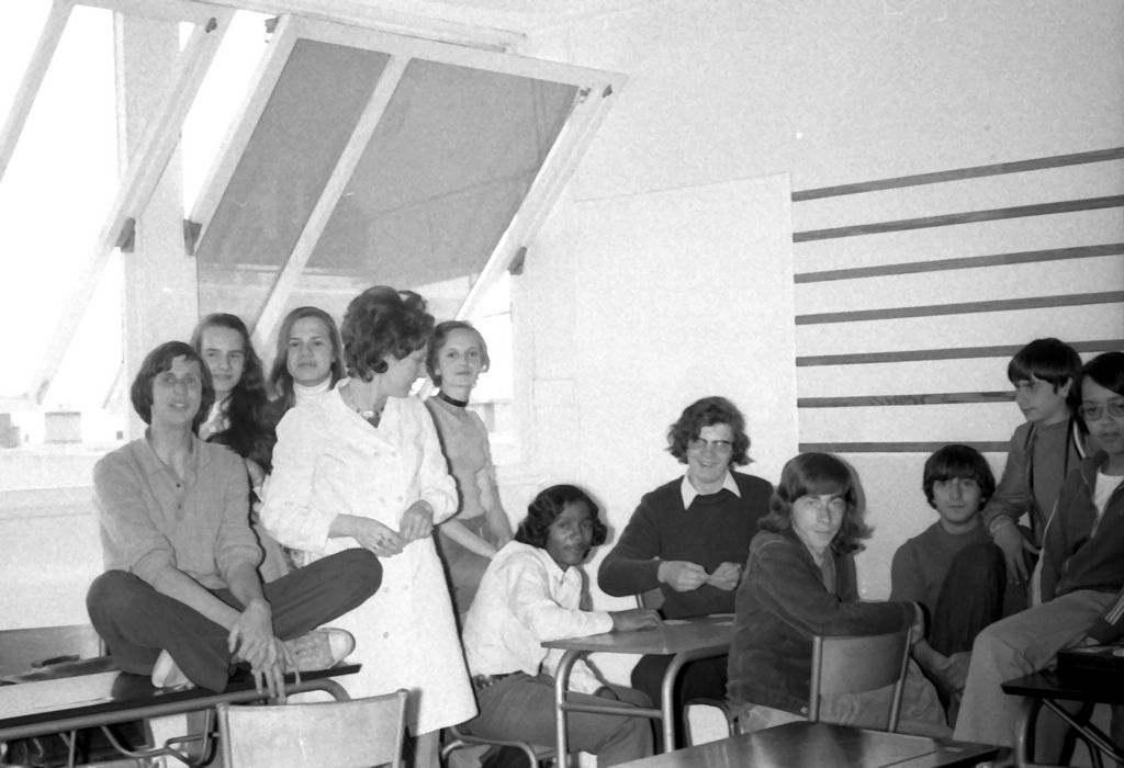 Collège des Boulereaux, Champigny, 1973, classe d'allemand