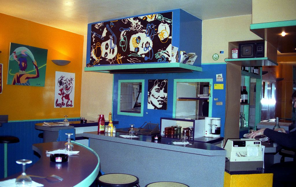 Restaurant le Ship Shop, rue de Saint Malo à Rennes, en 1991