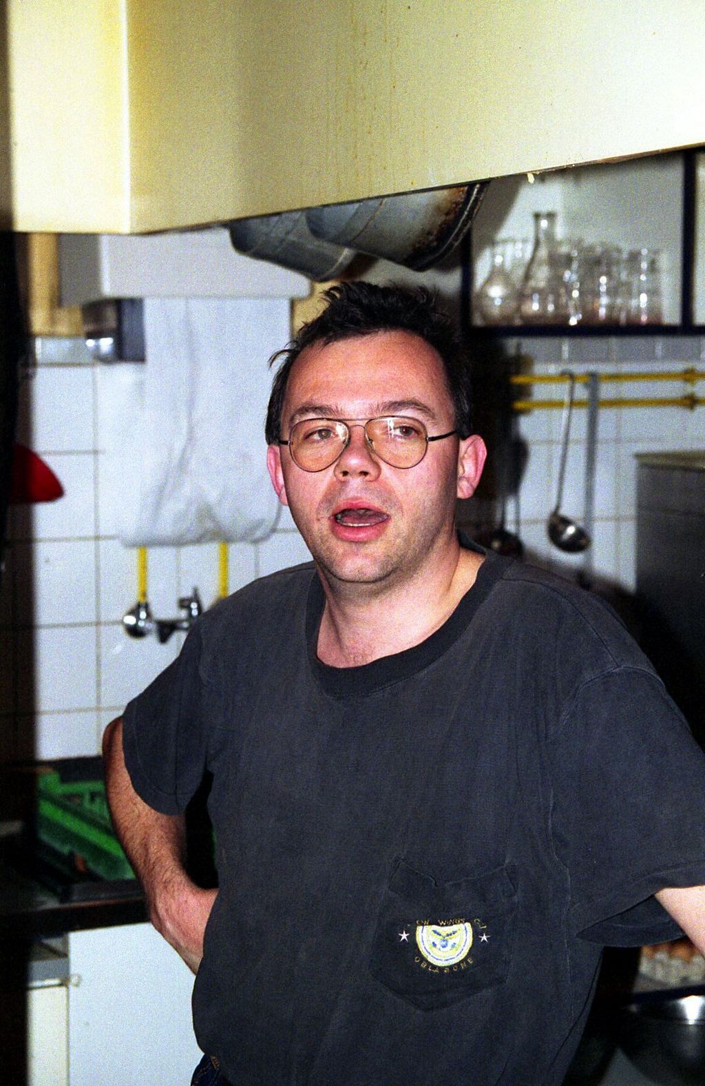 Tonio, Restaurant le Ship Shop, rue de Saint Malo à Rennes, en 1991