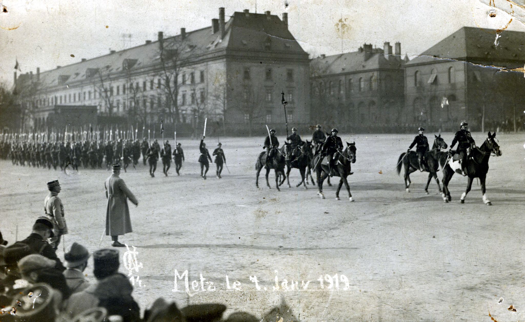 1919, Metz, défilé