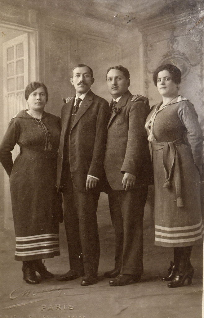1920, David Elie Chour, Malvina Kahane et famille