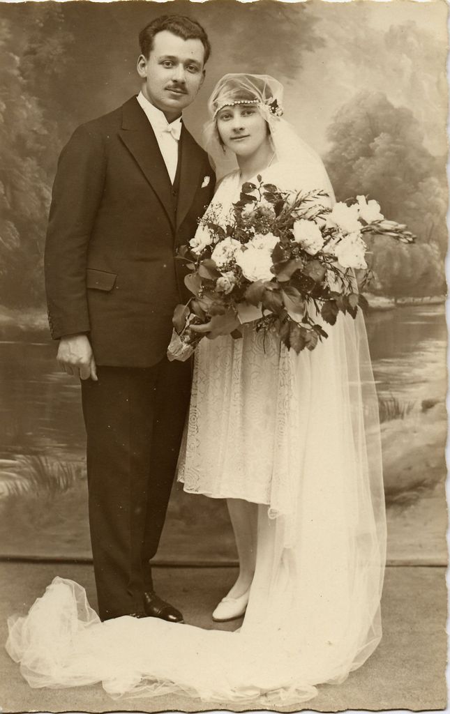 Roger Laruelle et Aline Lardeux, Mariage, 1928