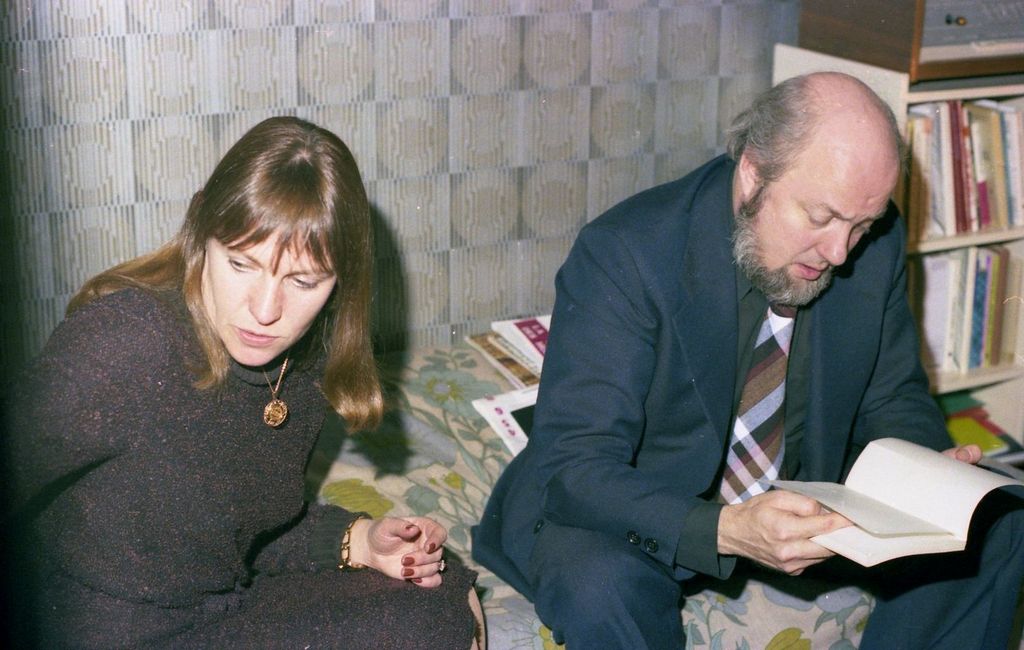 Monique Laruelle-Jaurola et Antero Jaurola au Perreux, 1978