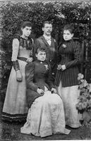 1900, Maria Rémy-Van den Eynde et famille
