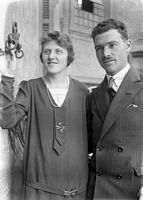 1929, Simone Laruelle-Van den Eynde et René Laruelle au Caire