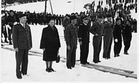 1946, Docteur Louis-Jean Tamalet, cérémonie à Innsbruck