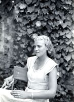 Aout 1952, Thérèse Laruelle au Perreux