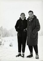 1957, Thérèse Laruelle, Lionel Chour, à la montagne