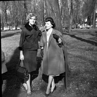 1963, Thérèse Laruelle et Suzanne Sauger