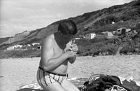 1966, Raymond Laude à Villers sur mer
