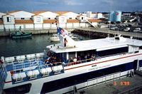 1999, L'amporelle de la compagnie Yeu-Continent à port Joinville