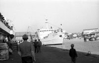 Années 1970, l'ancienne gare maritime de l'Ile d'Yeu