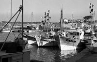 Années 1970, vue du port de Port Joinville