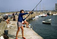 Années 1970, Partie de pêche à Port Joinville, Pascal Chour