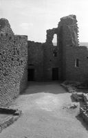 Années 1970, le Vieux Chateau, à l'intérieur