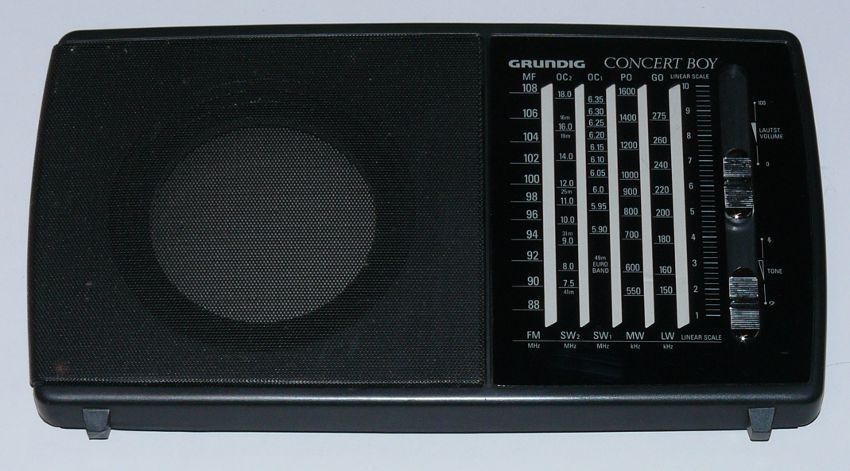 Grundig Music Boy 230, façade démontée