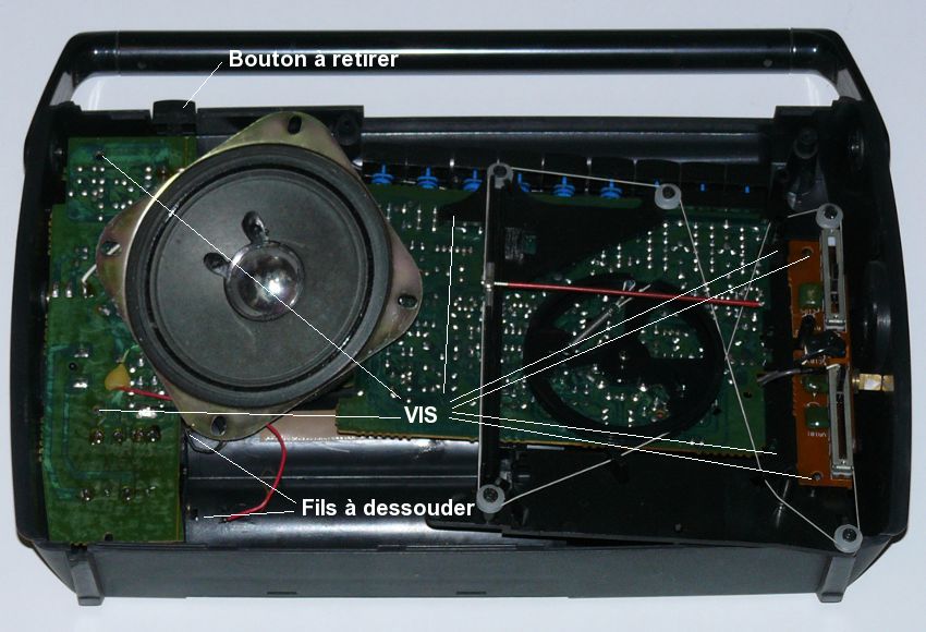 Grundig Music Boy 230, intérieur