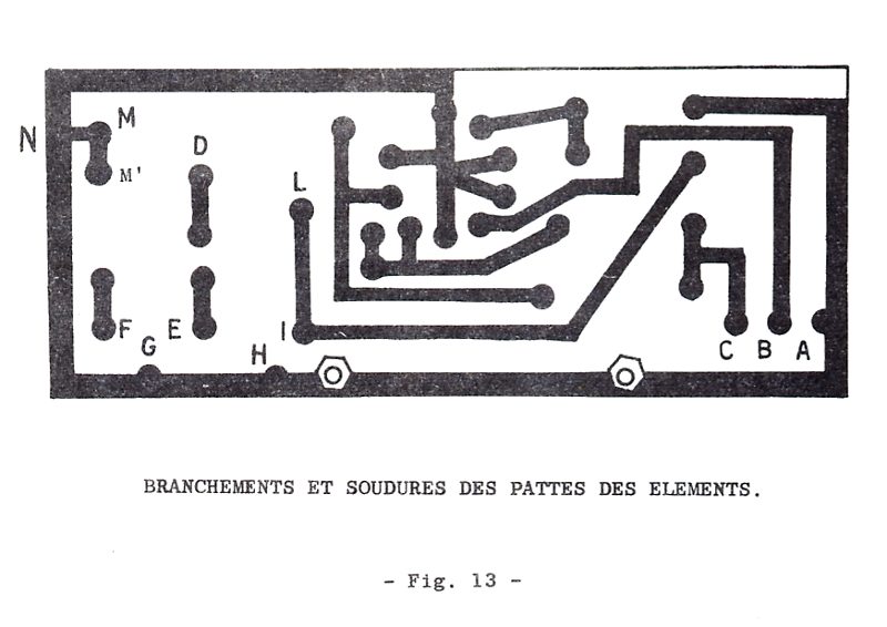 Eurelec, générateur de signaux, branchement cicruit imprimé