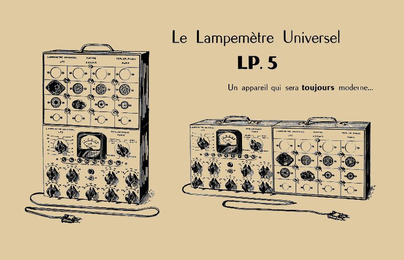 LP10, lampemètre, vue générale