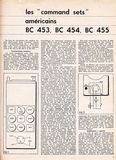 Les Command Sets américains BC453, 454 et 455